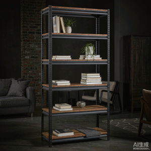 Forge 5-Tier Industrial Bookcase