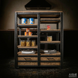 Grit Steel Pantry Shelf Organizer